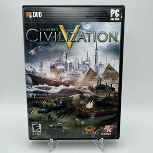 Sid Meier's Civilization V for PC Complete In Box with Manual and Map CIB